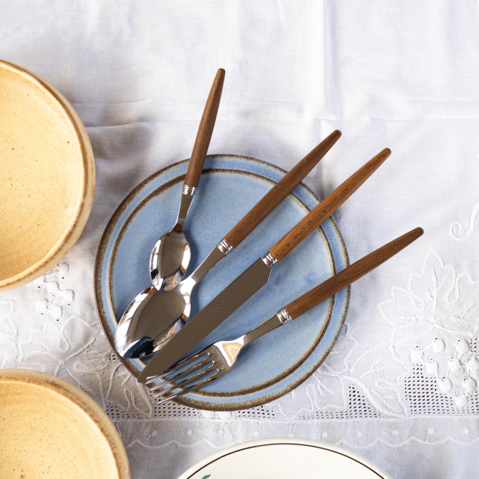 Bestickset, 4 delar, Jonc, Dark Wood- Sabre Paris