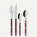 Bestickset, 24 delar, Bistrot Pearly, Aubergine - Sabre Paris