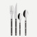 Bestickset, 24 delar, Bistrot Pearly, Dark grey - Sabre Paris