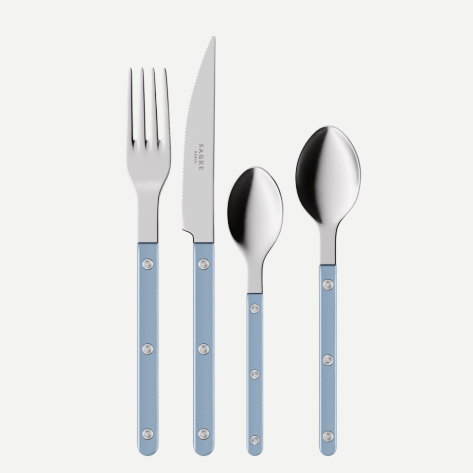 Bestickset, 24 delar, Bistrot Pearly, Light blue - Sabre Paris i gruppen Dukning / Bestick / Bestickset hos The Kitchen Lab (2195-32323)