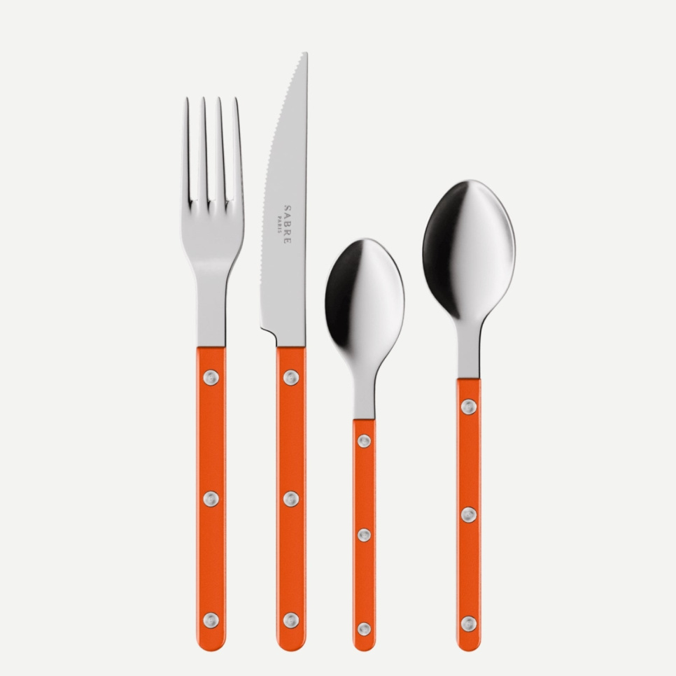 Bestickset, 24 delar, Bistrot Pearly, Orange - Sabre Paris i gruppen Dukning / Bestick / Bestickset hos KitchenLab (2195-32327)