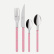 Bestickset, 24 delar, Bistrot Pearly, Soft pink - Sabre Paris