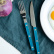 Bestickset, 24 delar, Bistrot Pearly, Turquoise - Sabre Paris