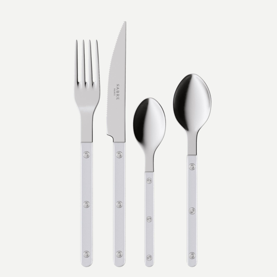 Bestickset, 24 delar, Bistrot Pearly, White - Sabre Paris i gruppen Dukning / Bestick / Bestickset hos The Kitchen Lab (2195-32335)