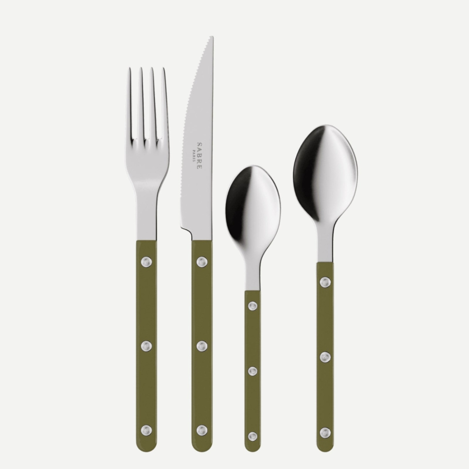 Bestickset, 24 delar, Bistrot, Green fern - Sabre Paris i gruppen Dukning / Bestick / Bestickset hos The Kitchen Lab (2195-32341)