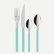 Bestickset, 24 delar, Bistrot, Turquoise - Sabre Paris
