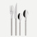 Bestickset, 4 delar, Bistrot Pearly, Grey - Sabre Paris