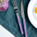 Bestickset, 4 delar, Bistrot Pearly, Lilac - Sabre Paris