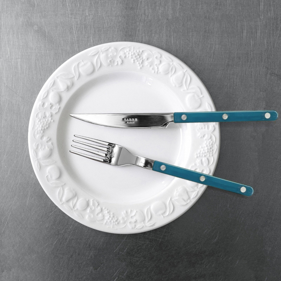 Bestickset, 4 delar, Bistrot, Aquamarine - Sabre Paris