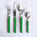 Bestickset, 4 delar, Bistrot, Garden green - Sabre Paris