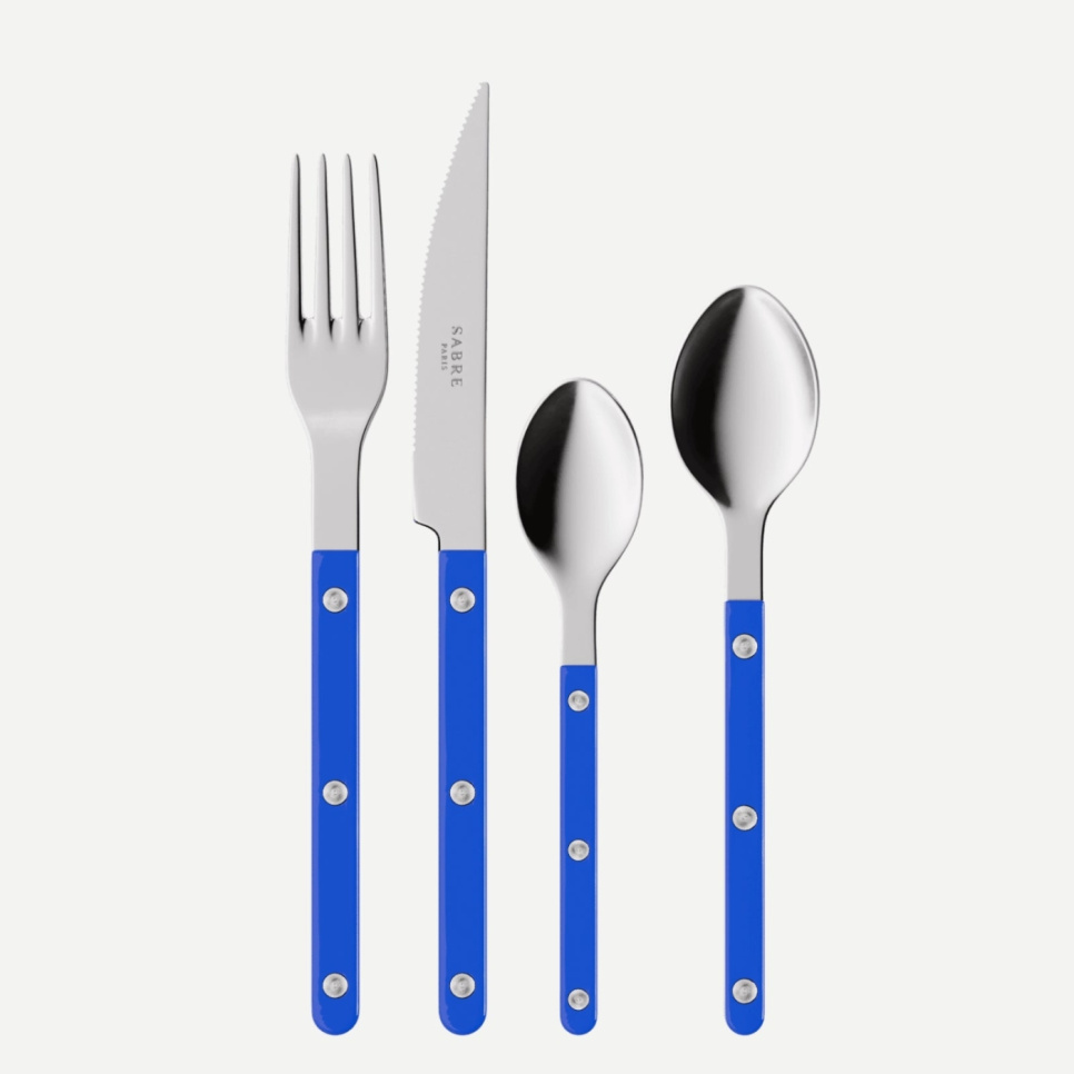Bestickset, 4 delar, Bistrot, Lapis blue - Sabre Paris i gruppen Dukning / Bestick / Bestickset hos The Kitchen Lab (2195-32378)