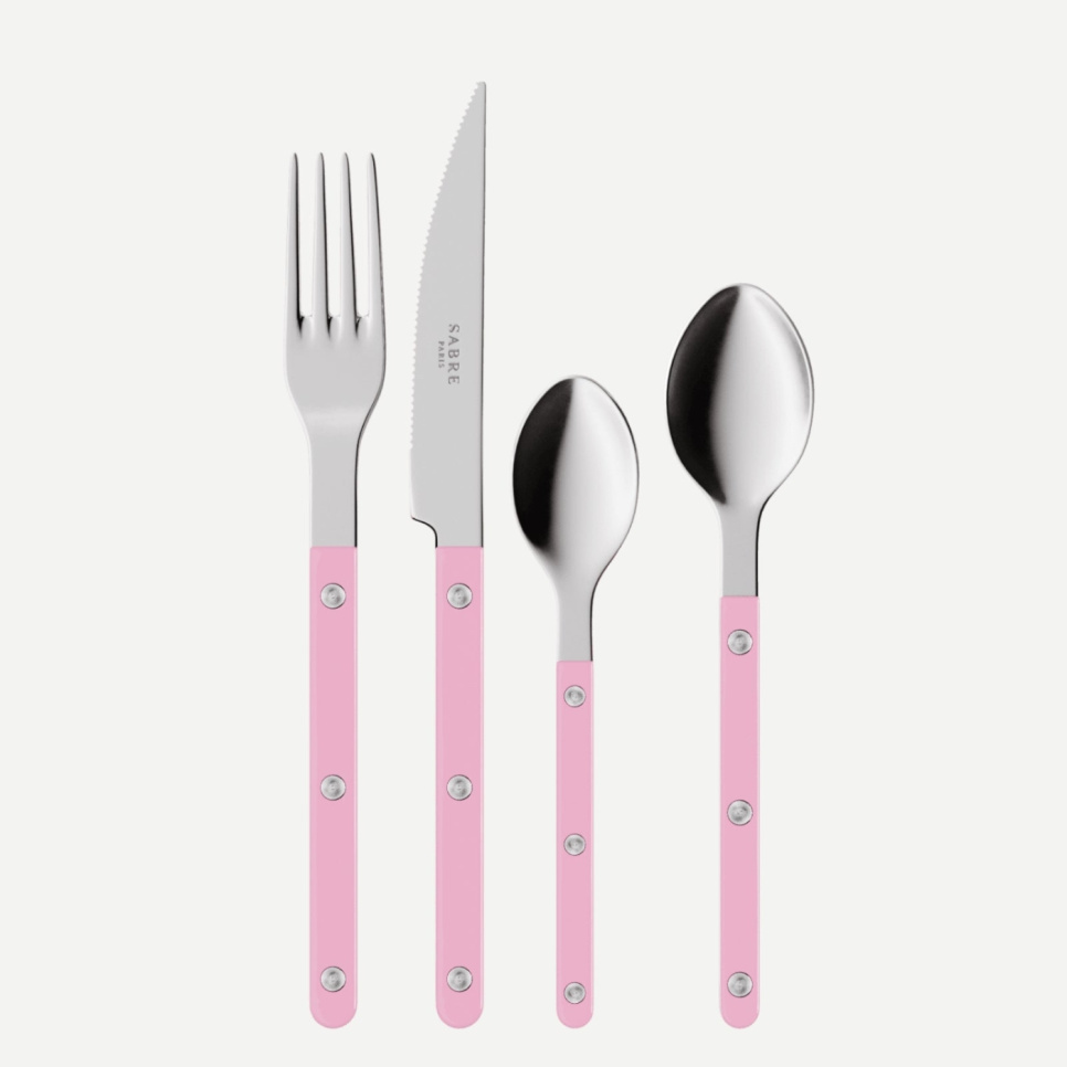 Bestickset, 4 delar, Bistrot, Pink - Sabre Paris i gruppen Dukning / Bestick / Bestickset hos The Kitchen Lab (2195-32381)
