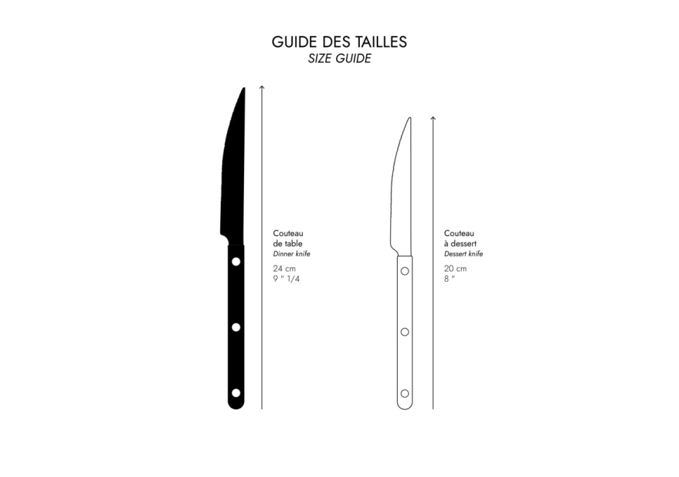 Matkniv, Bistrot Teak - Sabre Paris