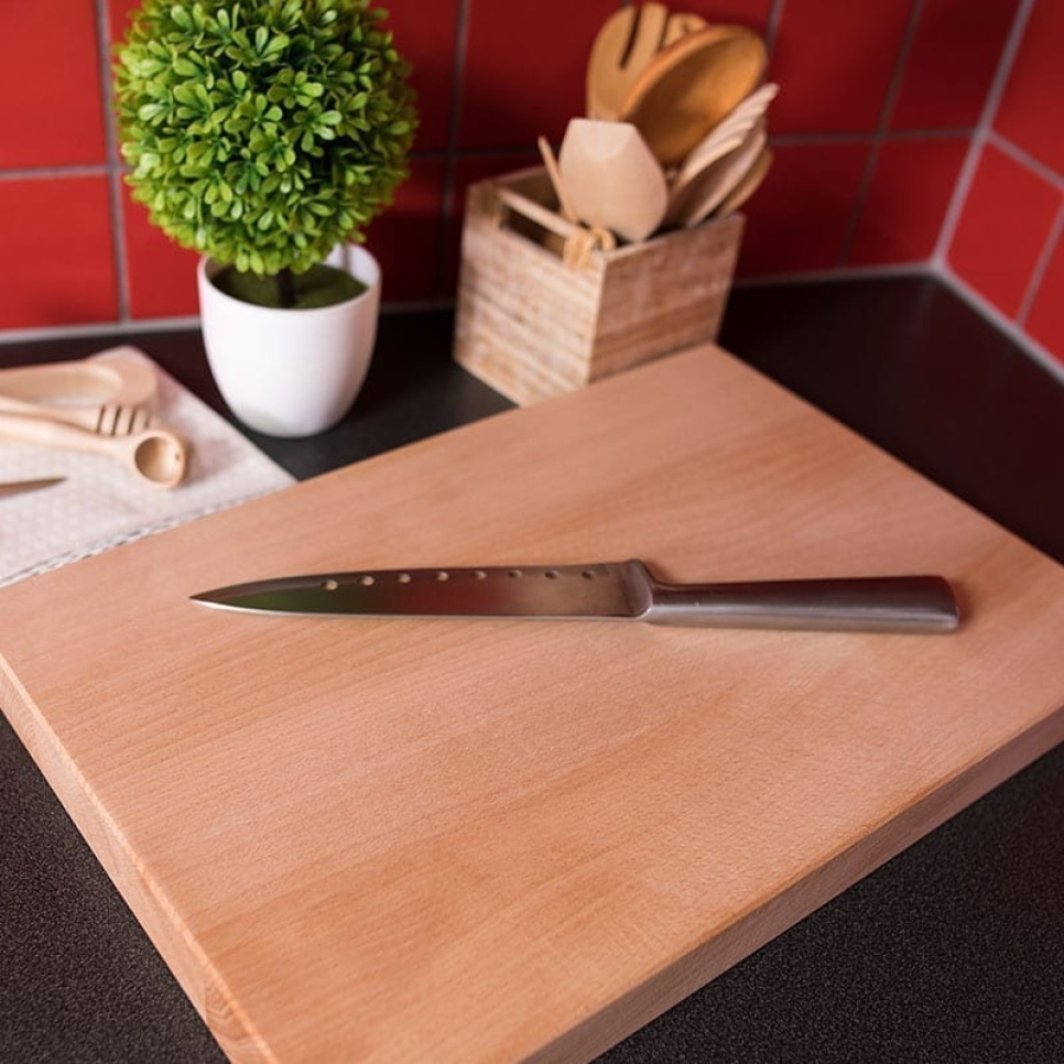 Skärbräda, bok, 45x30x4 cm - AT-Line