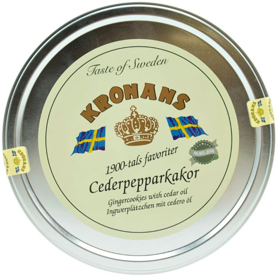 Cederpepparkakor, Burk, 600g, Burk - Kronans