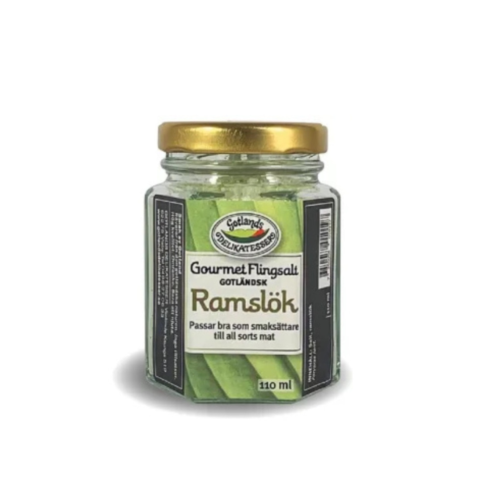Ramslökssalt, 75g - Gotlands Delikatesser i gruppen Matlagning / Kryddor & Smaksättare / Salt hos The Kitchen Lab (2214-32987)