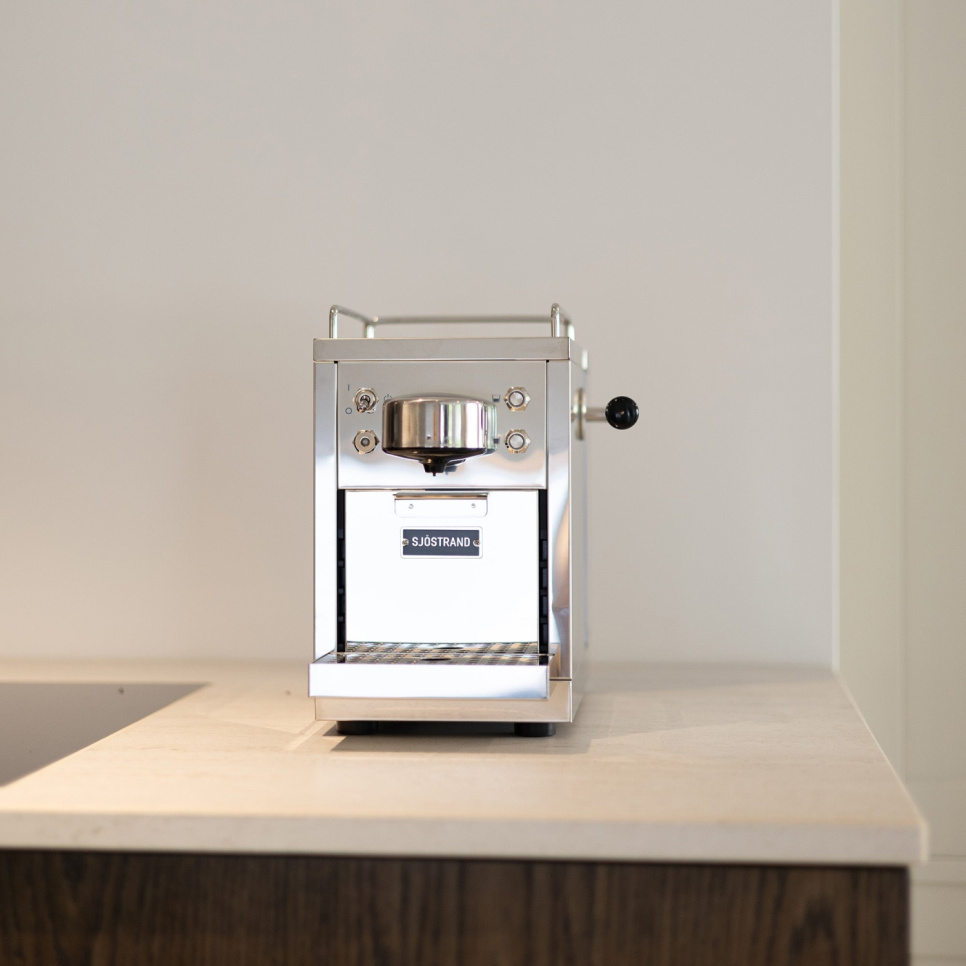 Kapselmaskin, The Original Espresso Capsule Machine, Rostfritt Stål - Sjöstrand 