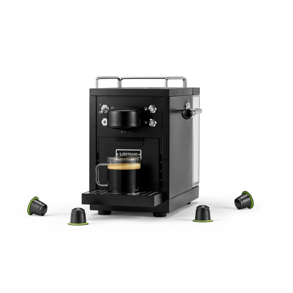 Kapselmaskin, The Original Espresso Capsule Machine, Beige - Sjöstrand i gruppen Te & Kaffe / Brygga kaffe / Kaffebryggare hos The Kitchen Lab (2237-31694)