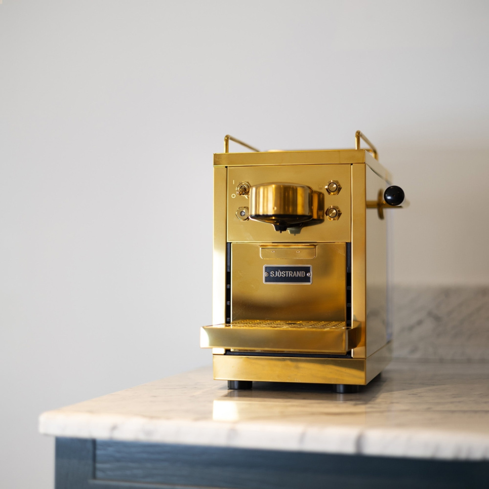 Kapselmaskin, The Original Espresso Capsule Machine, Mässing - Sjöstrand 