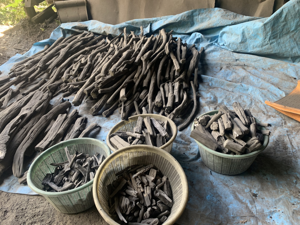 Grillkol, Kishu-Binchotan av Ubamegashi-ek, ca 1kg - Kisyu Sumikobo