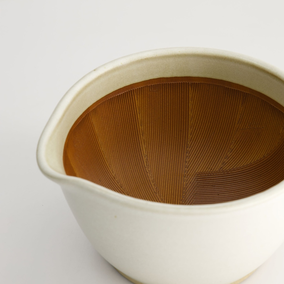 Japansk mortel, Suribachi, Vit 15 cm