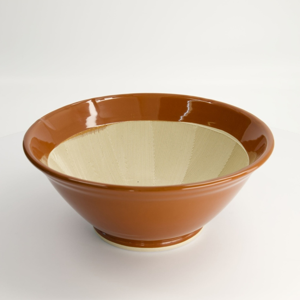 Japansk mortel, Suribachi, Brun 27 cm i gruppen Matlagning / Köksredskap / Asiatisk matlagning hos The Kitchen Lab (2252-33133)