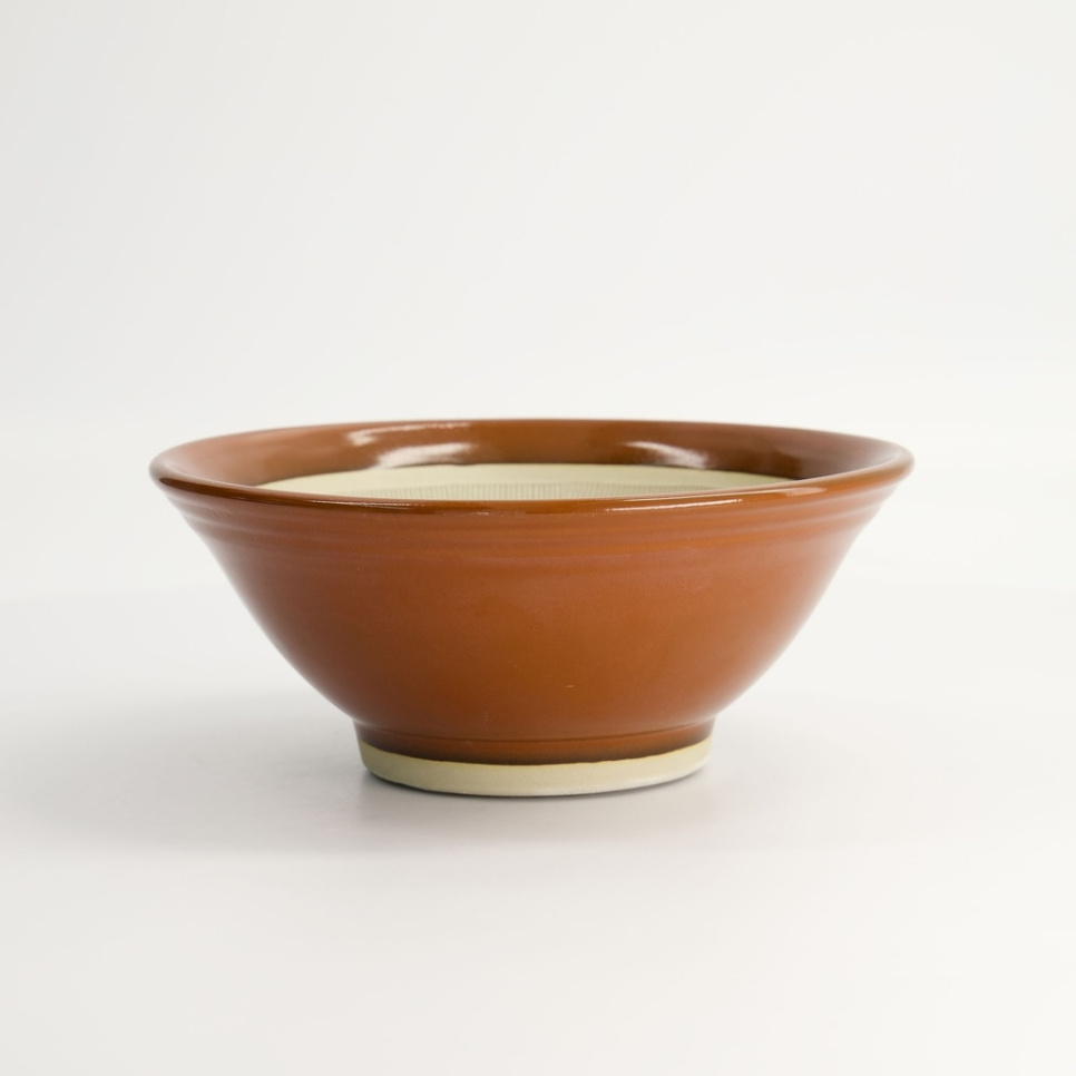 Japansk mortel, Suribachi, Brun 21,5 cm
