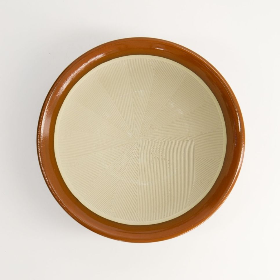 Japansk mortel, Suribachi, Brun 18,5 cm