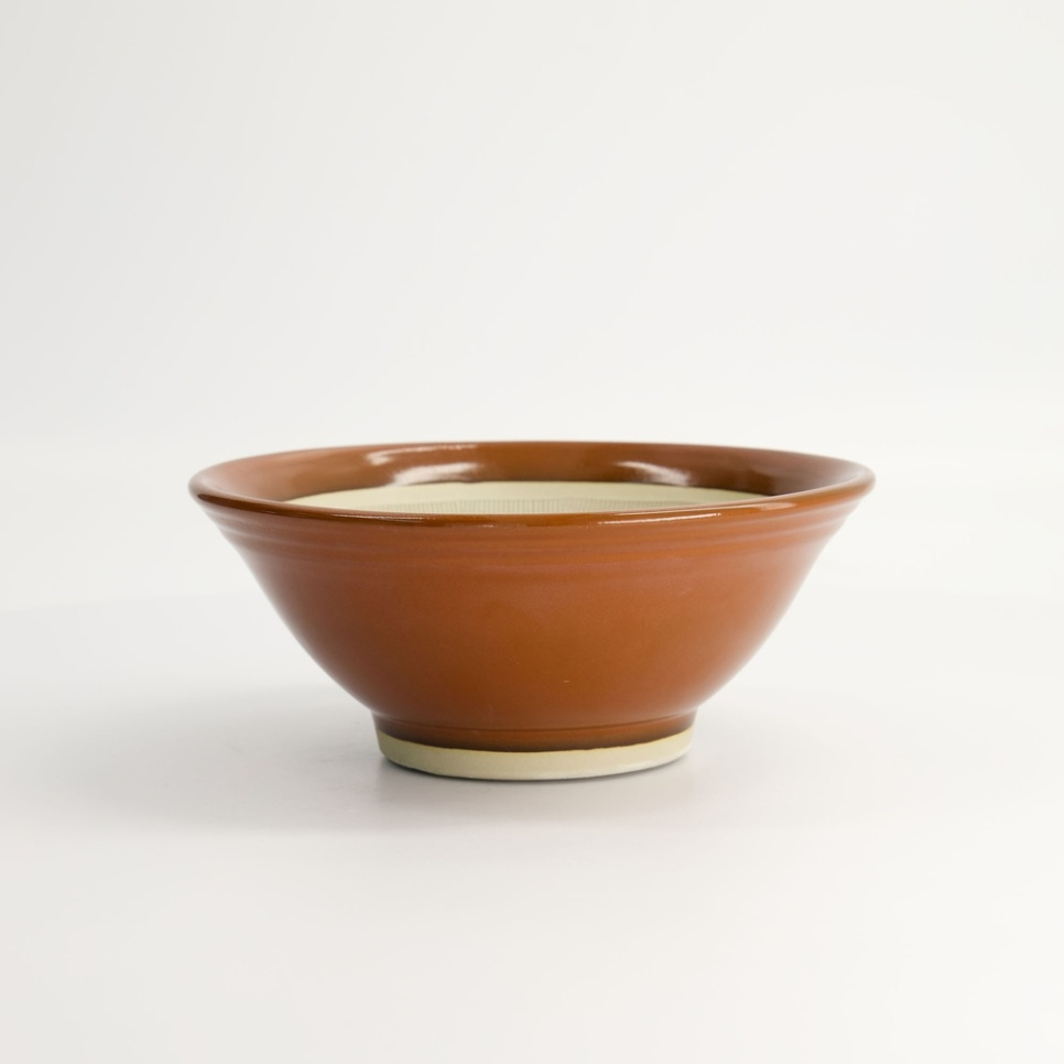 Japansk mortel, Suribachi, Brun 18,5 cm