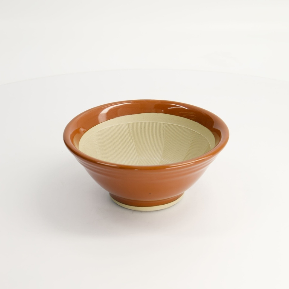 Japansk mortel, Suribachi, Brun 15,5 cm i gruppen Matlagning / Köksredskap / Asiatisk matlagning hos The Kitchen Lab (2252-33136)