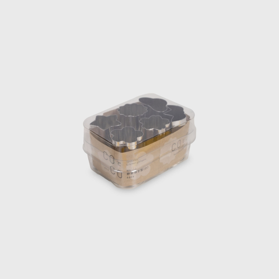 Japanska grönsaksutstickare, 6-pack, Small - Queen Rose