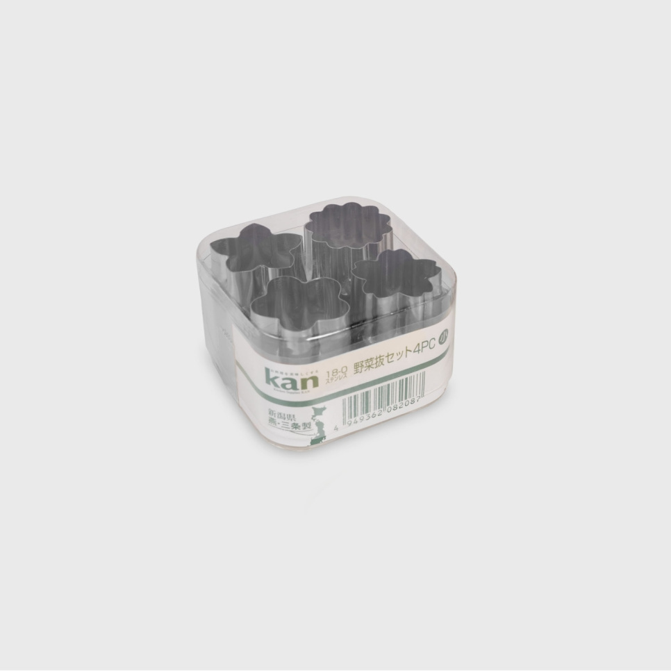 Japanska grönsaksutstickare, 4-pack, Small - Ken
