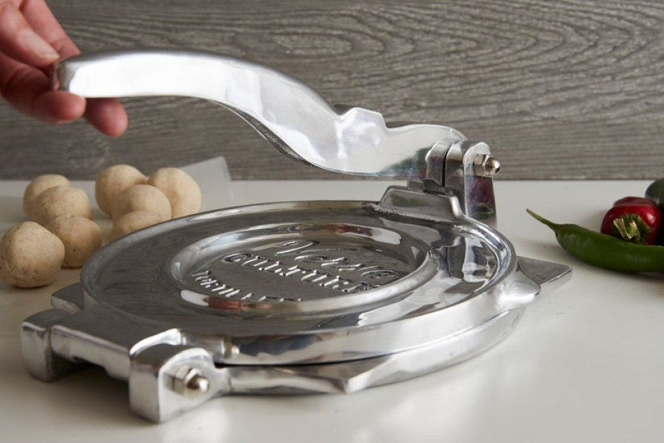 Stor Tortillapress i aluminium - Verve Culture