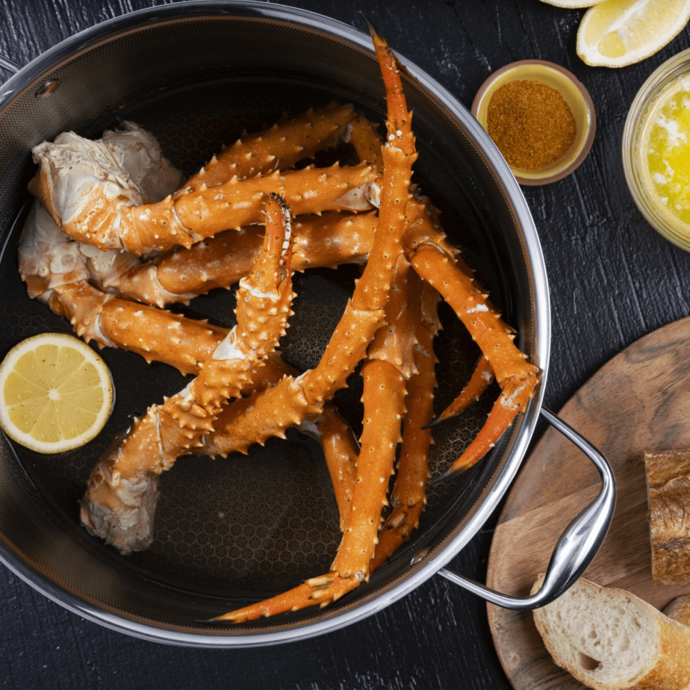 Gryta med glaslock, nonstick, 9,5 L - Hexclad