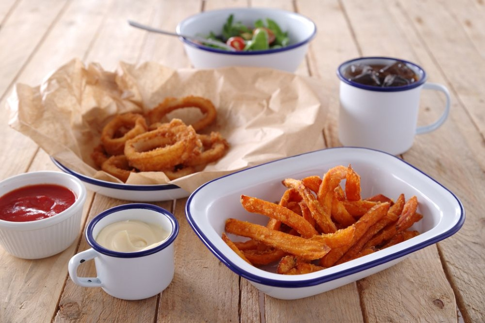 Emaljerad skål, 17,5 x 13 cm - Hendi