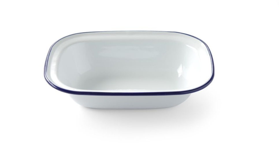 Emaljerad skål, 21,5 x 16 cm - Hendi