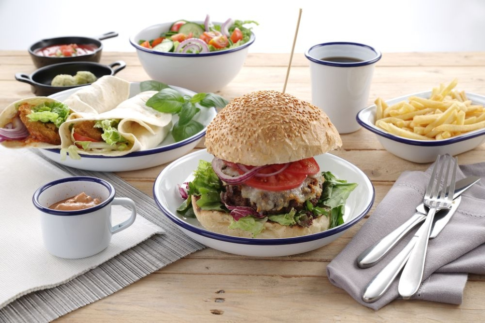 Emaljerad Djup Tallrik, 20 cm - Hendi