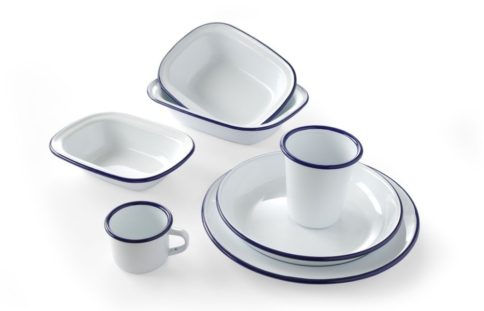 Emaljerad Djup Tallrik, 24 cm - Hendi