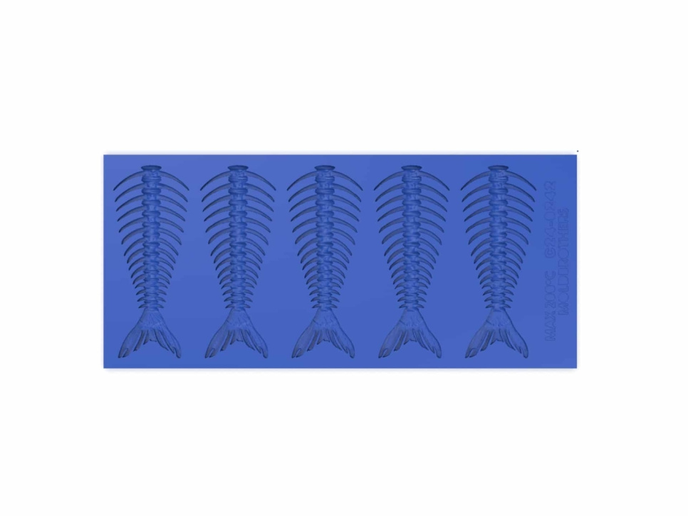 Silikonform, Realistic Fishbone Tuille Mold - Moldbrothers i gruppen Bakning / Bakformar / Silikonformar hos The Kitchen Lab (2296-34793)