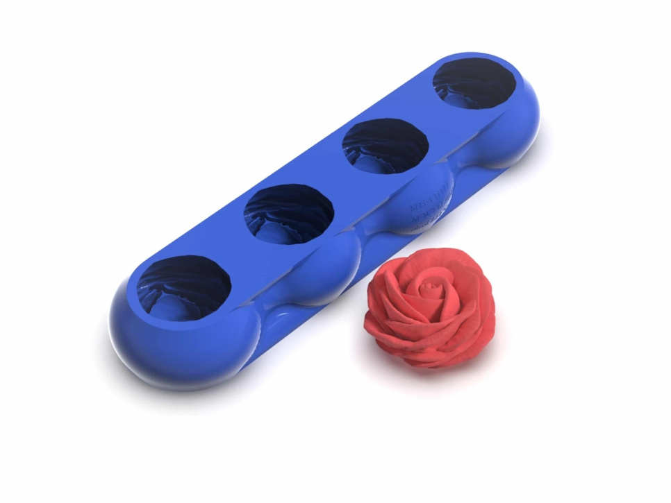Silikonform, Realistic Rose Mold X Gregoire Berger - Moldbrothers i gruppen Bakning / Bakformar / Silikonformar hos The Kitchen Lab (2296-34808)