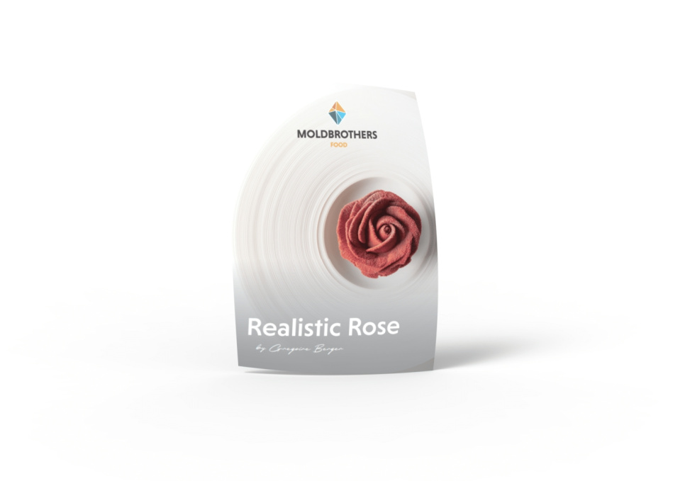 Silikonform, Realistic Rose Mold X Gregoire Berger - Moldbrothers