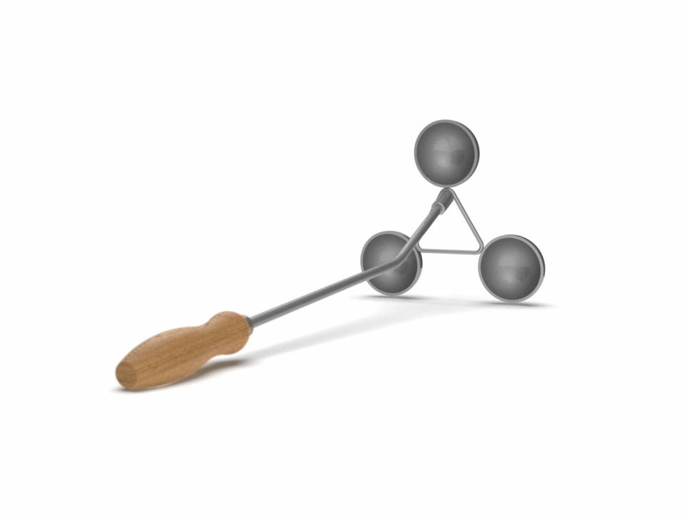 Krustadjärn, Triple-Beignet Stamp - Moldbrothers i gruppen Matlagning / Köksredskap / Övriga köksredskap hos The Kitchen Lab (2296-34815)