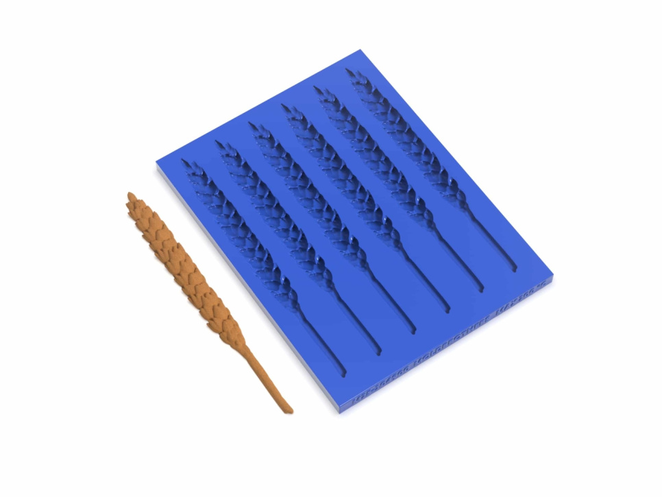 Silikonform, Realistic Grain Tuille Mold - Moldbrothers i gruppen Bakning / Bakformar / Silikonformar hos The Kitchen Lab (2296-34820)