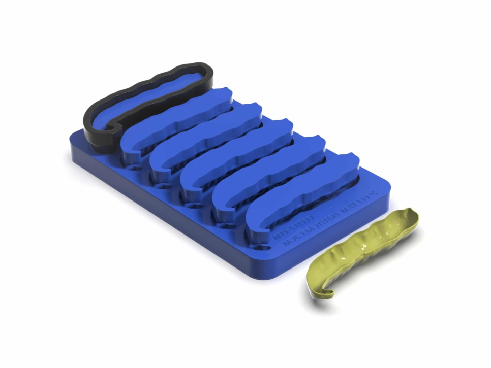 Silikonform, Peapod Tartelette Mold - Moldbrothers i gruppen Bakning / Bakformar / Silikonformar hos The Kitchen Lab (2296-34830)