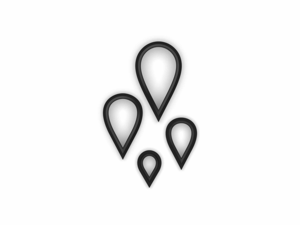 Utstickare, Drop Cutters - Moldbrothers i gruppen Bakning / Bakredskap / Utskärare & stansringar hos The Kitchen Lab (2296-34832)