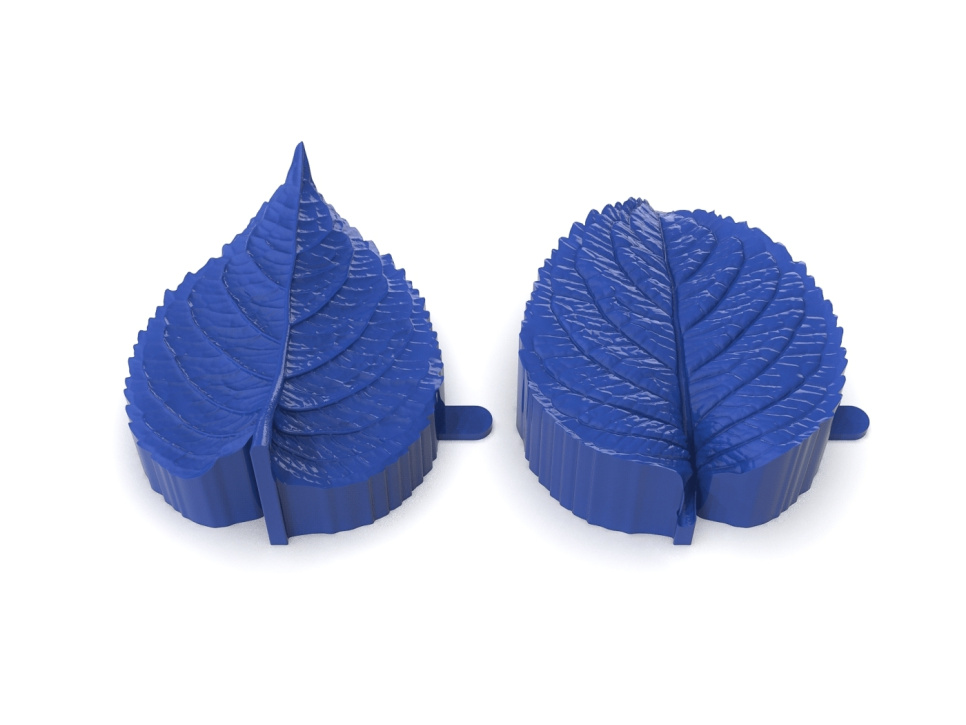 Schablonark med stämpel, Leaf Pressing Set - Moldbrothers
