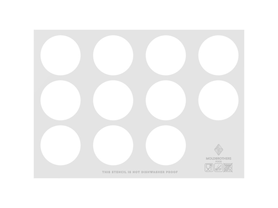 Schablonark med stämpel, Ribble Disc Pressing Set - Moldbrothers