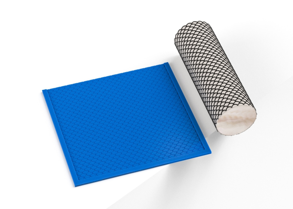 Silikonform, Fish Scale Farce Mold - Moldbrothers i gruppen Bakning / Bakformar / Silikonformar hos The Kitchen Lab (2296-34849)