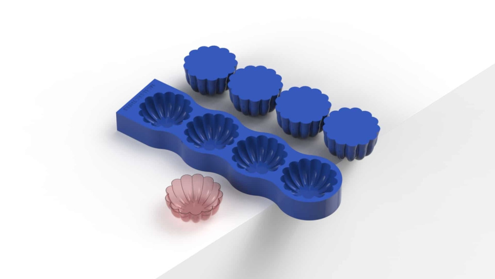 Silikonform, Cloud Glass Tartelette Mold - Moldbrothers i gruppen Bakning / Bakformar / Silikonformar hos The Kitchen Lab (2296-34850)