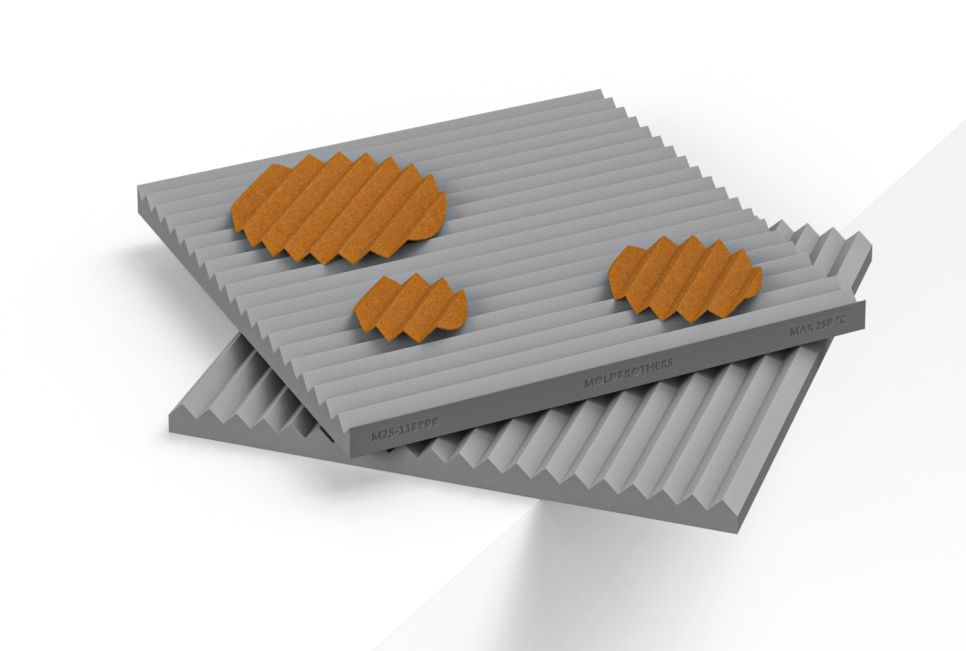 Silikonform, Tooth Mille-Feuille Mold - Moldbrothers i gruppen Bakning / Bakformar / Silikonformar hos The Kitchen Lab (2296-34857)